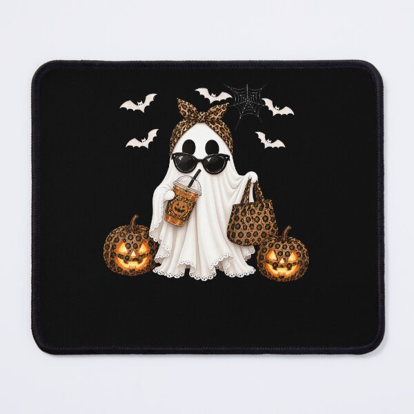 Item preview, Halloween Boo Jee Leopard Ghost Coffee Pumpkin designed and sold by HaytamShop.