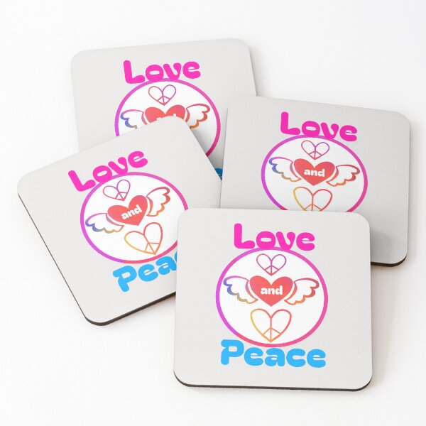 Item preview, Love and Peace Hearts designed and sold by JaygiesDesign.