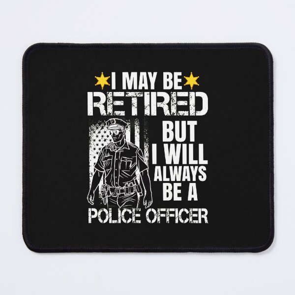 Item preview, Retired Police Officer Always a Cop Distressed Flag designed and sold by klasenbee.