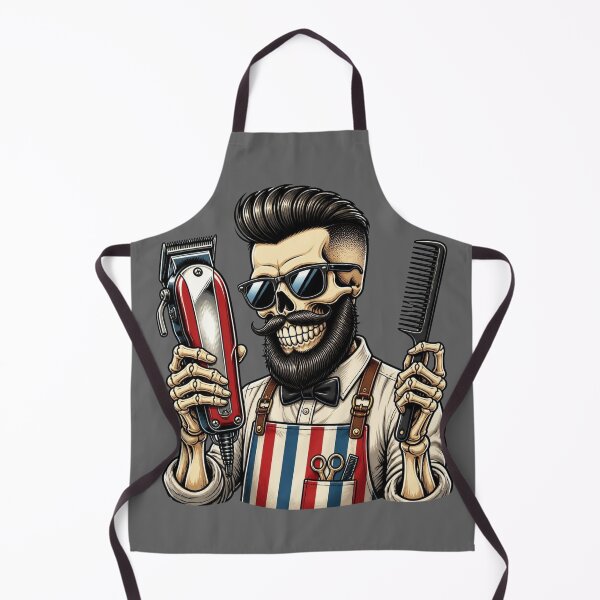 Item preview, Barber Skull With Sunglasses Clippers Art designed and sold by Barber MD Culture.