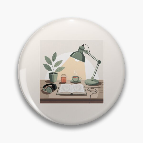 Item preview, Introvert Study Mode Cozy Desk  designed and sold by TrendMorphic.