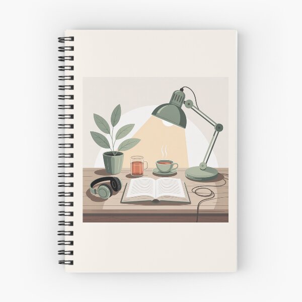 Item preview, Introvert Study Mode Cozy Desk  designed and sold by TrendMorphic.