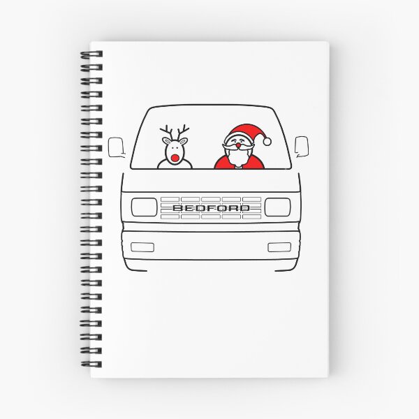 Item preview, Bedford Rascal classic British microvan Christmas special edition designed and sold by soitwouldseem.