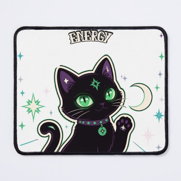 Item preview, Schwarze Katzenenergie designed and sold by Paw-and-Purr.