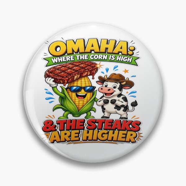 Item preview, Copy of Omaha Where the Corn Is High Steaks Higher  Strong designed and sold by Sushikidsntoddlers.
