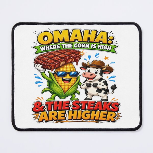 Item preview, Copy of Omaha Where the Corn Is High Steaks Higher Strong designed and sold by Sushikidsntoddlers.