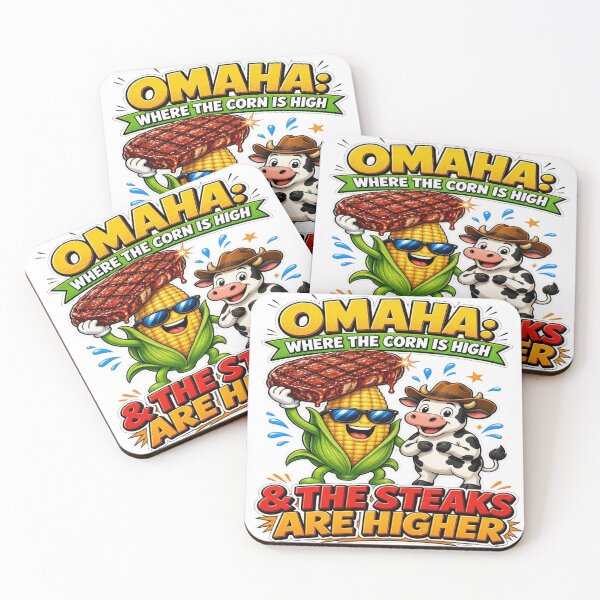 Item preview, Copy of Omaha Where the Corn Is High Steaks Higher  Strong designed and sold by Sushikidsntoddlers.