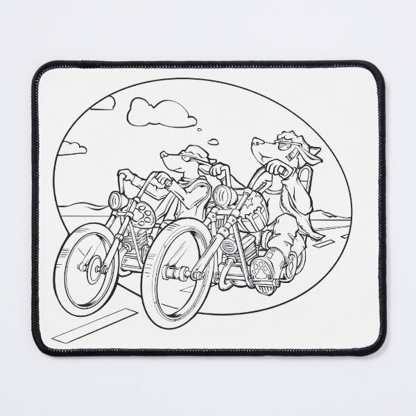 Item preview, Motorcycle Dog - Black  designed and sold by BentleysGreat.