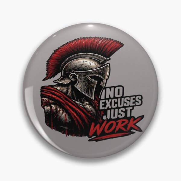 Item preview, Spartan Warrior No Excuses Gym Motivation designed and sold by FABIOLA1970.