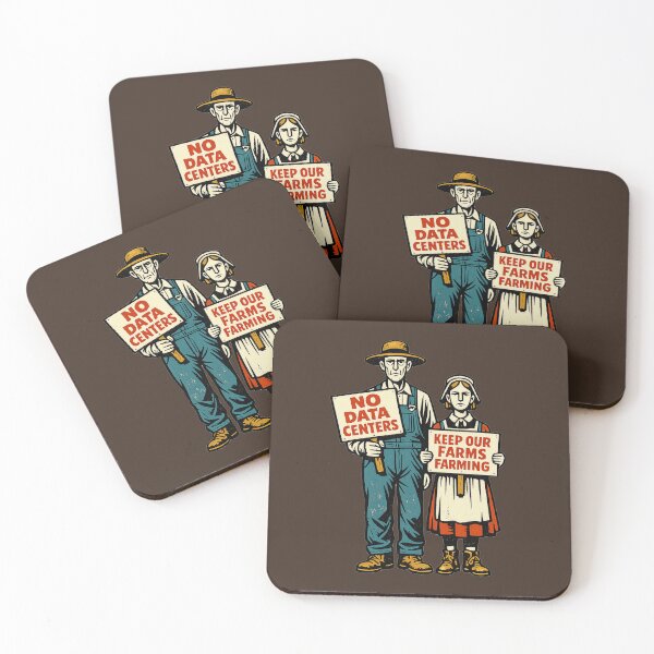 Item preview, American Gothic vs Data Centers designed and sold by KungPowUnicorn.