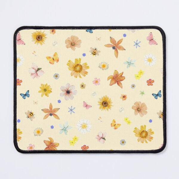 Item preview, Wildflower Butterfly Meadow Floral Pattern designed and sold by jianina-alondra.
