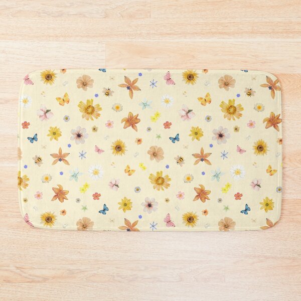 Item preview, Wildflower Butterfly Meadow Floral Pattern designed and sold by jianina-alondra.