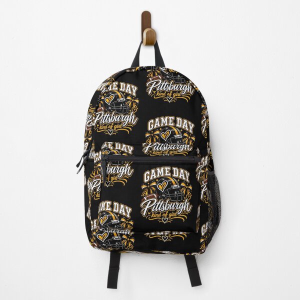 Item preview, Game Day Pittsburgh Kind of Girl Black and Gold Football Graphic designed and sold by MaryGordo69359.