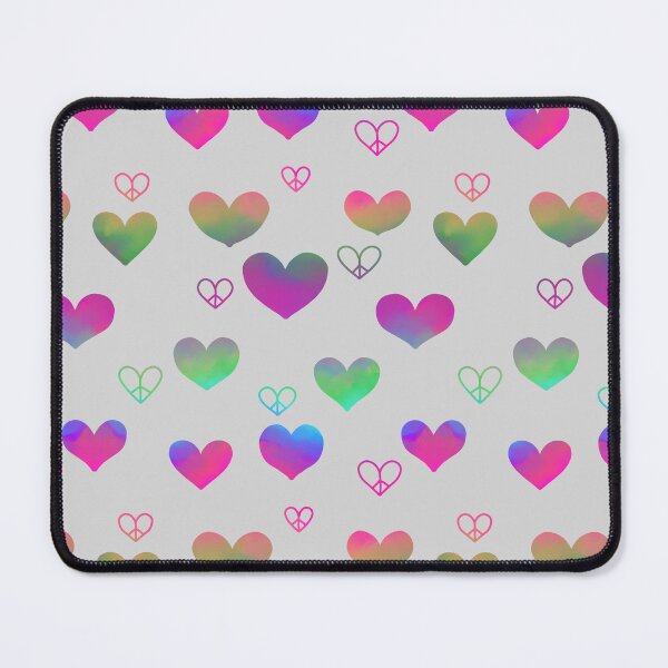 Item preview, Watercolor Gradient Hearts and Peace Signs  designed and sold by JaygiesDesign.
