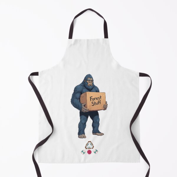Item preview, Bigfoot Moving Day - Funny Sasquatch with "Forest Stuff" Box T-Shirt designed and sold by Whimsy Trail Co.