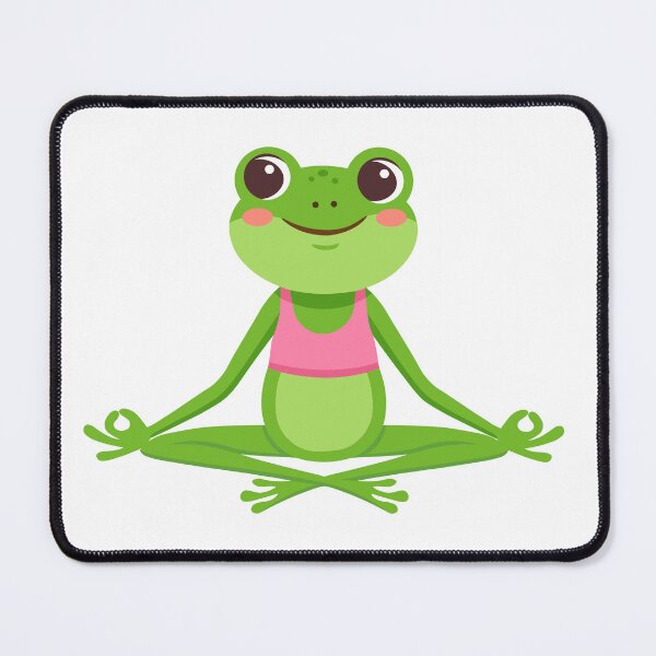 Item preview, Funny frog meditating in lotus position designed and sold by natalielaf.