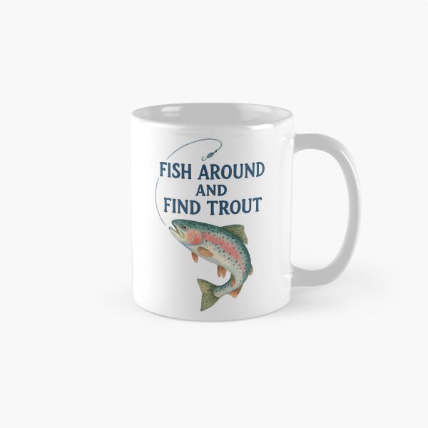 Item preview, Fish Around and Find Trout – Trout Watercolor designed and sold by Pineapple-Tree.