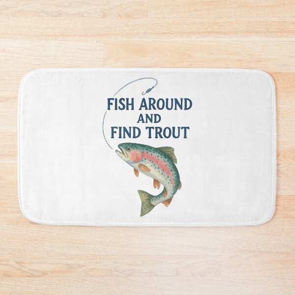 Item preview, Fish Around and Find Trout – Trout Watercolor designed and sold by Pineapple-Tree.