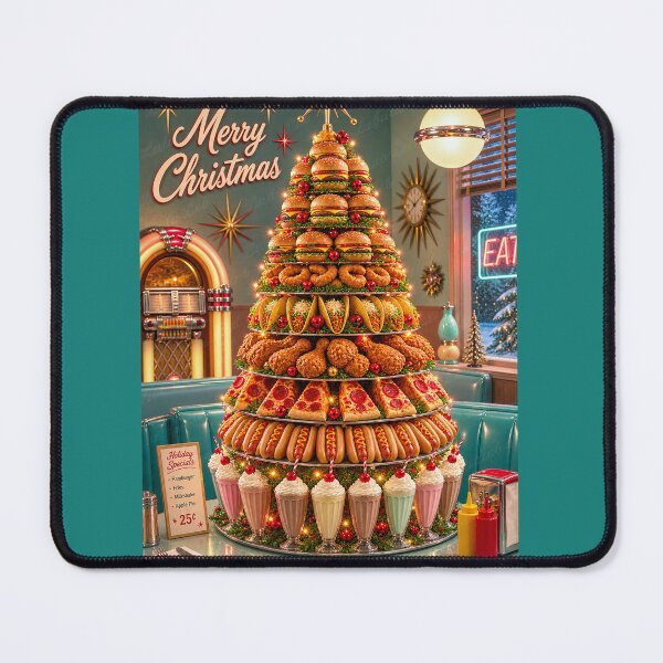 Item preview, Merry Christmas - Fast food Lovers designed and sold by LuluLeb.