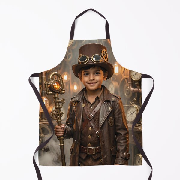 Item preview, The young chronomancer in the mystical steampunk world designed and sold by VoidVeilStudio.