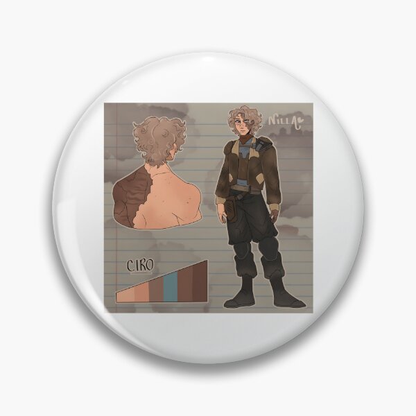Item preview, Curly-Haired Character with Shoulder Armor and Scars designed and sold by J-Mindful.