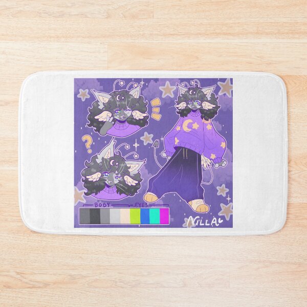 Item preview, Cosmic Anthro Cat Character with Starry Sweater designed and sold by J-Mindful.