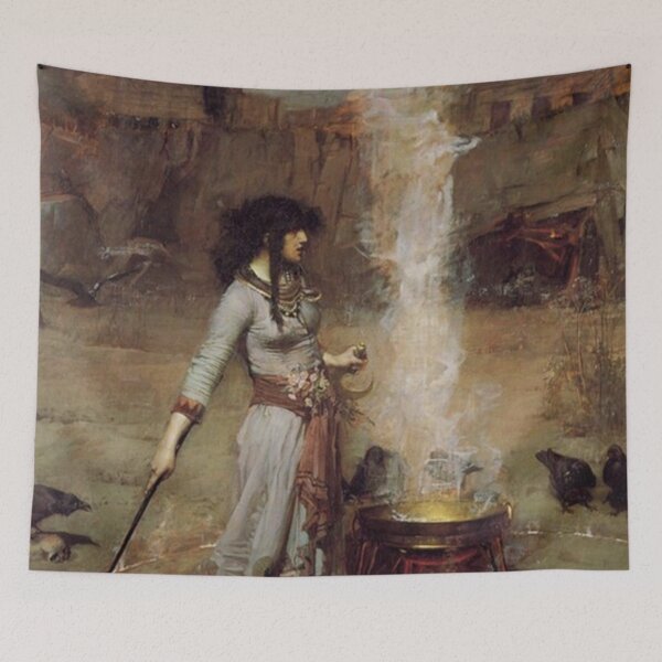 Item preview, Poster John William Waterhouse - The Magic Circle Painting designed and sold by ColemanOlmos.