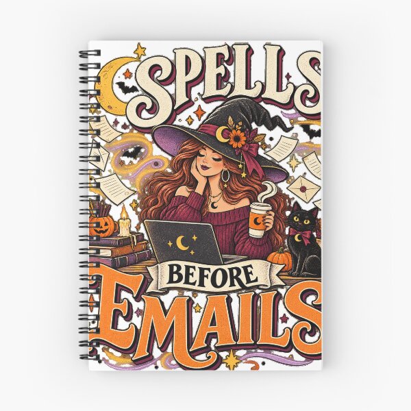 Item preview, : Spells Before Emails Cozy Witch designed and sold by KireVeronica.