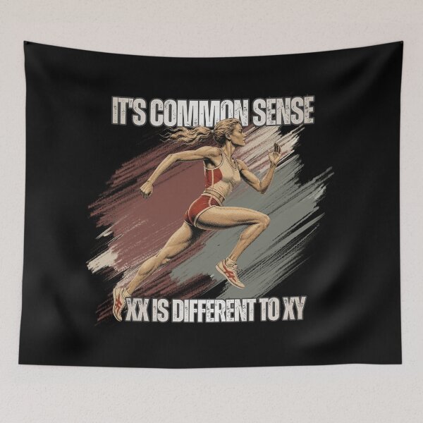 Item preview, It's Common Sense XX is Different to XY Female Runner Sports designed and sold by PROPera-design.