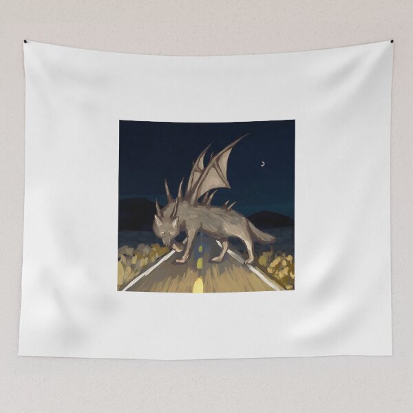 Item preview, Nighttime Winged Wolf with Spikes designed and sold by J-Mindful.