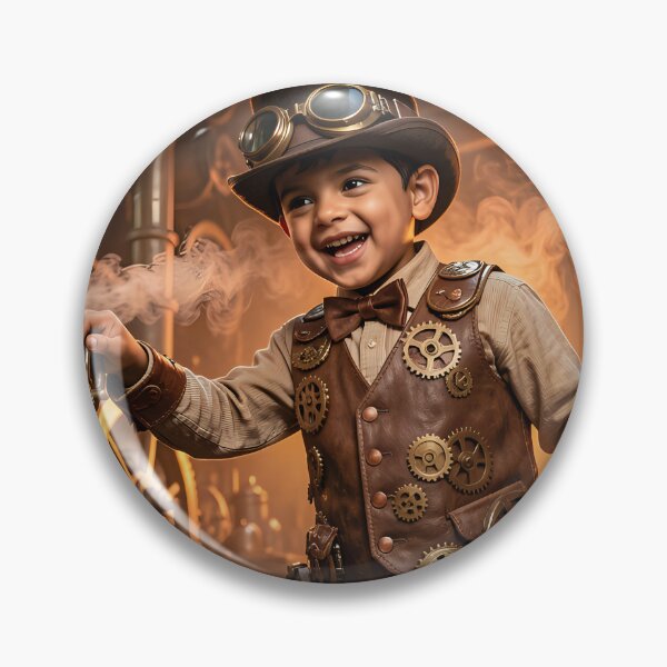 Item preview, The young steampunk inventor: The magic of gears and steam engines designed and sold by VoidVeilStudio.