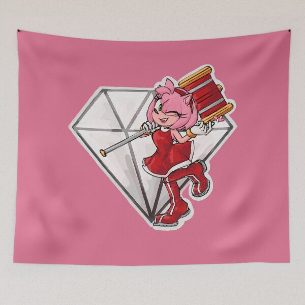 Aperçu de l'œuvre Amy Diamant Rose créée et vendue par gw-metal.