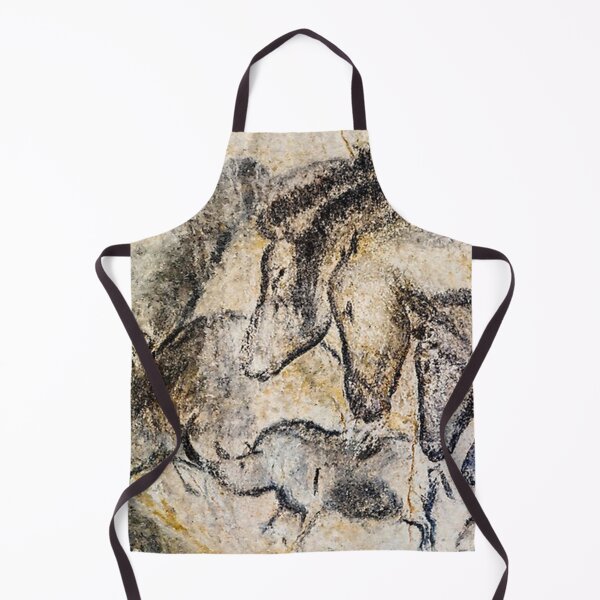 Item preview, Poster Chauvet Horses Aurochs and Rhinoceros Painting designed and sold by ColemanOlmos.