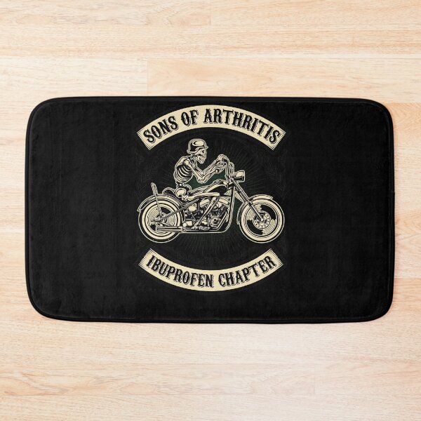 Item preview,  Biker Skeleton Motorcycle Outlaw designed and sold by StrawberHamster.