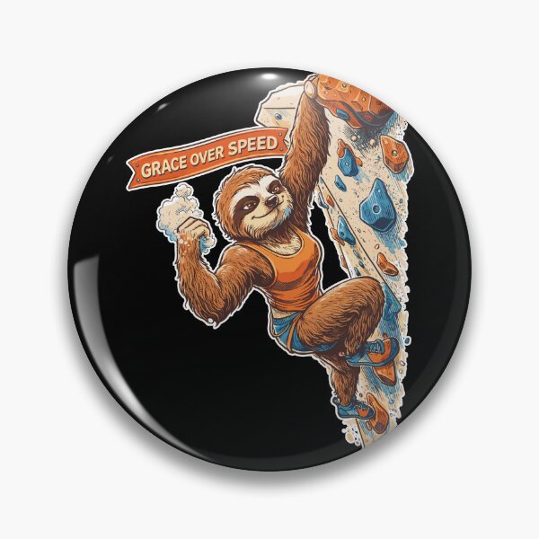 Item preview, Boulder Sloth: Grace Over Speed Climbing designed and sold by Pineapple-Tree.