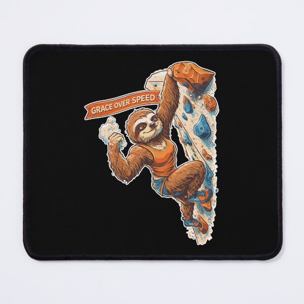 Item preview, Boulder Sloth: Grace Over Speed Climbing designed and sold by Pineapple-Tree.