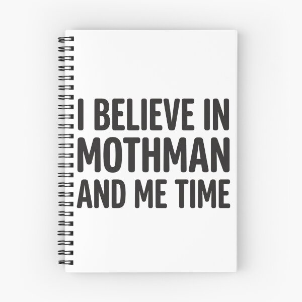 Item preview, I Believe In Mothman And Me Time Funny Cryptid Introvert Quote designed and sold by raedattia.