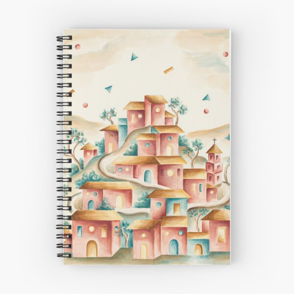 Item preview, Golden Hill Village Abstraction – Paul Klee Inspired Modernist Geometric Landscape Art designed and sold by Tamas Das.