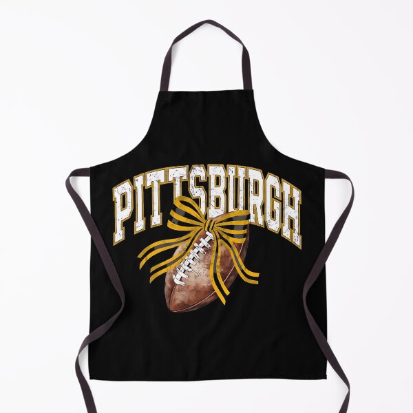 Item preview, Pittsburgh Football Black and Gold Bow Game Day Graphic designed and sold by MaryGolde33590.