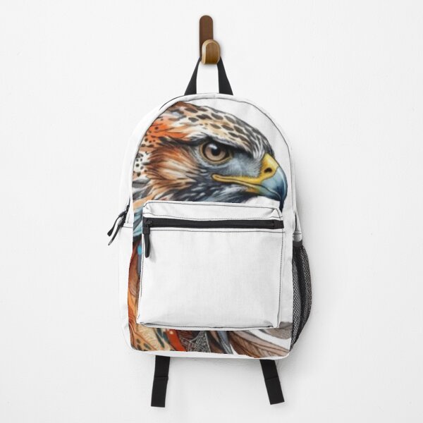 Item preview, Majestic Eagle Abstract Watercolor - Vibrant Bird of Prey Portrait Art designed and sold by Sticker Art Shop.