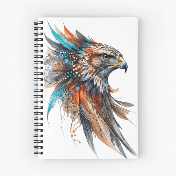 Item preview, Majestic Eagle Abstract Watercolor - Vibrant Bird of Prey Portrait Art designed and sold by Sticker Art Shop.