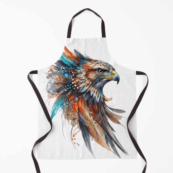 Item preview, Majestic Eagle Abstract Watercolor - Vibrant Bird of Prey Portrait Art designed and sold by Sticker Art Shop.