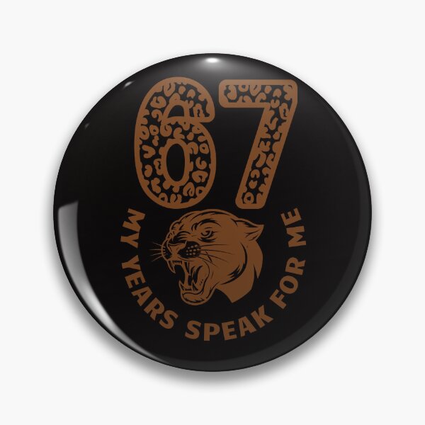 Item preview, 67 Years Strong – Fierce Leopard Birthday Design designed and sold by Tadeusz1.