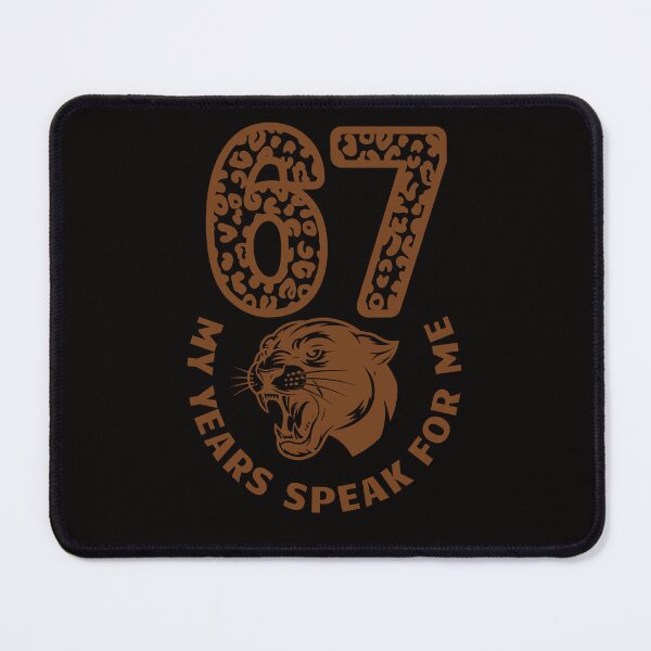 Item preview, 67 Years Strong – Fierce Leopard Birthday Design designed and sold by Tadeusz1.