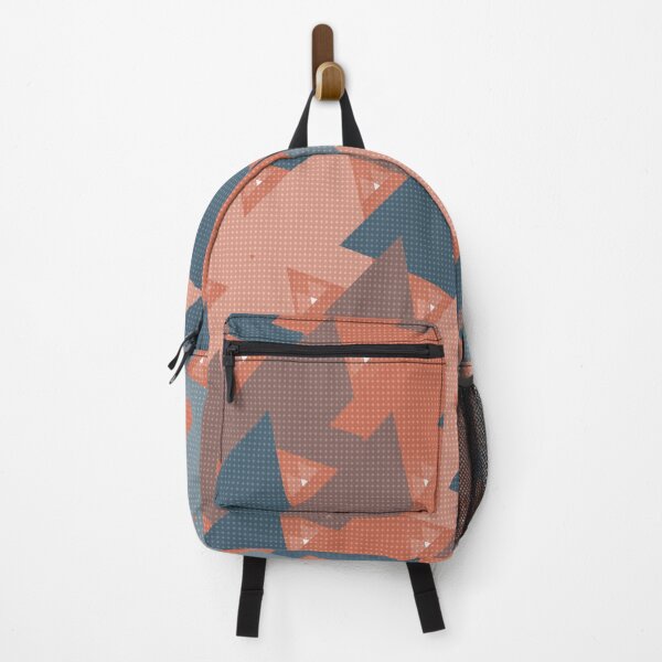Item preview, Layered Triangle Mosaic Dusty Coral designed and sold by TexSta.