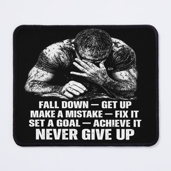 Item preview, Fall Down Get Up Motivation designed and sold by FABIOLA1970.