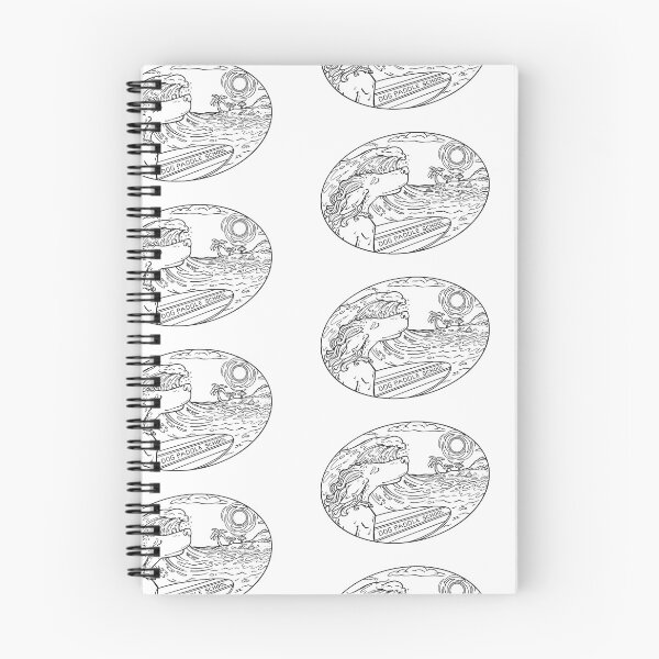 Item preview, Surfer Dog  - Black on White  designed and sold by BentleysGreat.