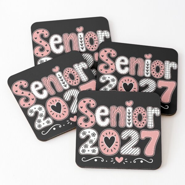 Item preview, Senior 2027 Class Of 2027 Cute Pink Hearts Retro High School designed and sold by haitrieuic96.