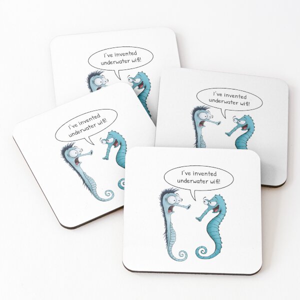 Item preview, Underwater WiFi Seahorse – Funny WiFi Gift designed and sold by FMproject.