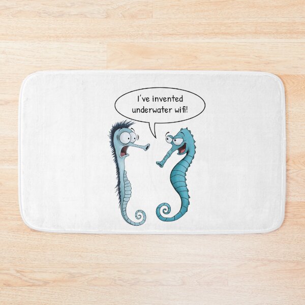 Item preview, Underwater WiFi Seahorse – Funny WiFi Gift designed and sold by FMproject.